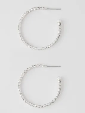 Jewelled Hoop Earrings