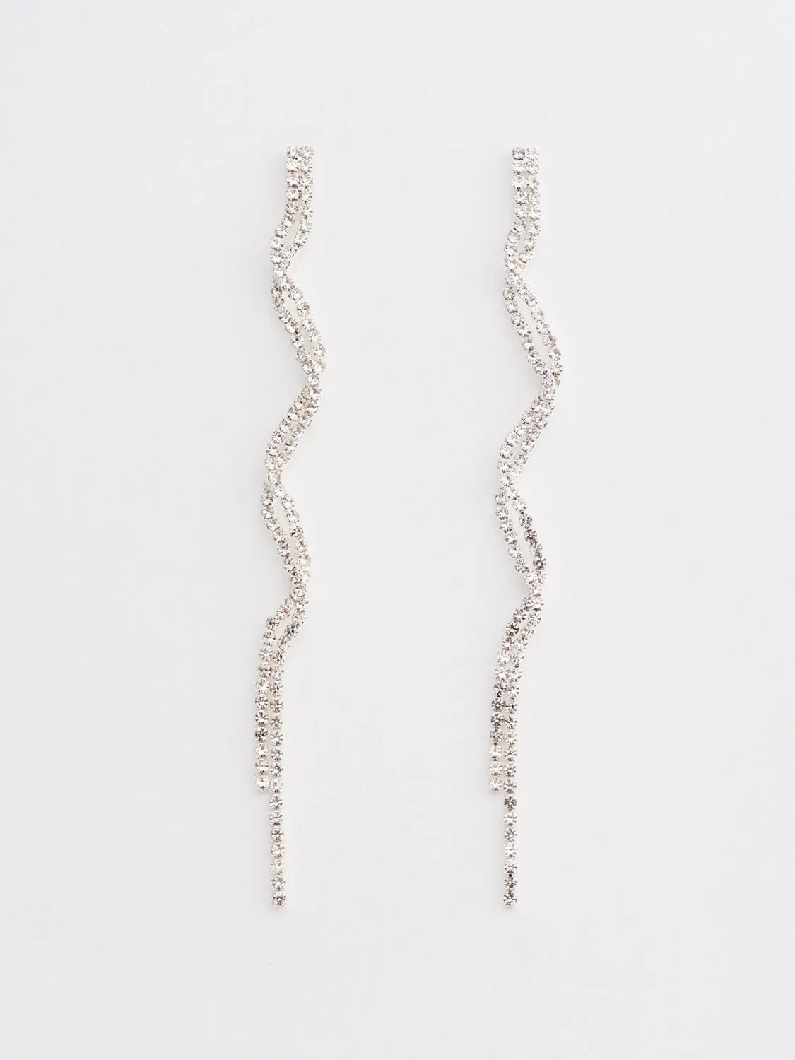 Jewelled Twist Earrings