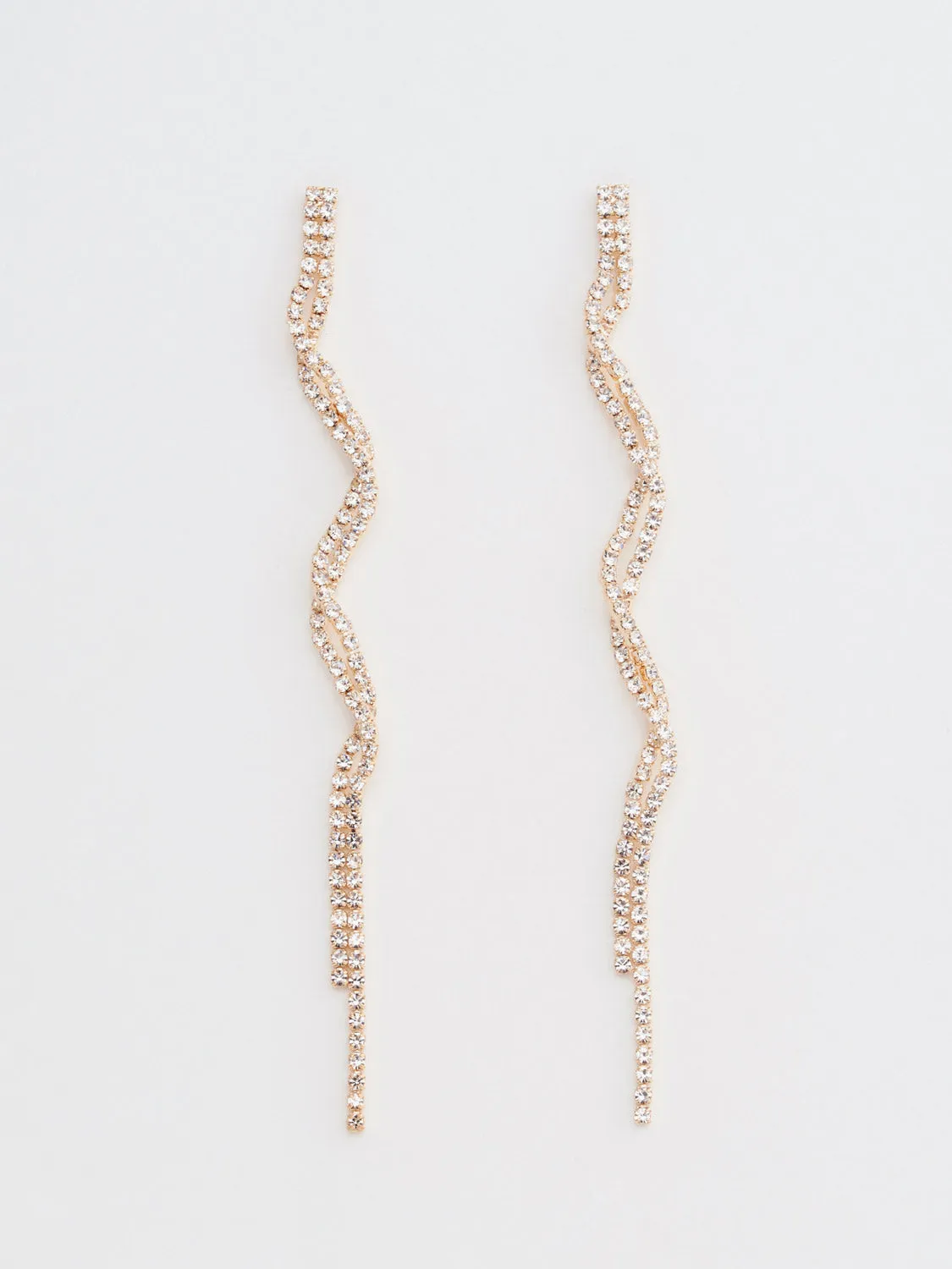 Jewelled Twist Earrings