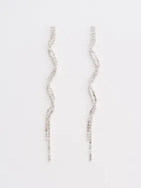 Jewelled Twist Earrings