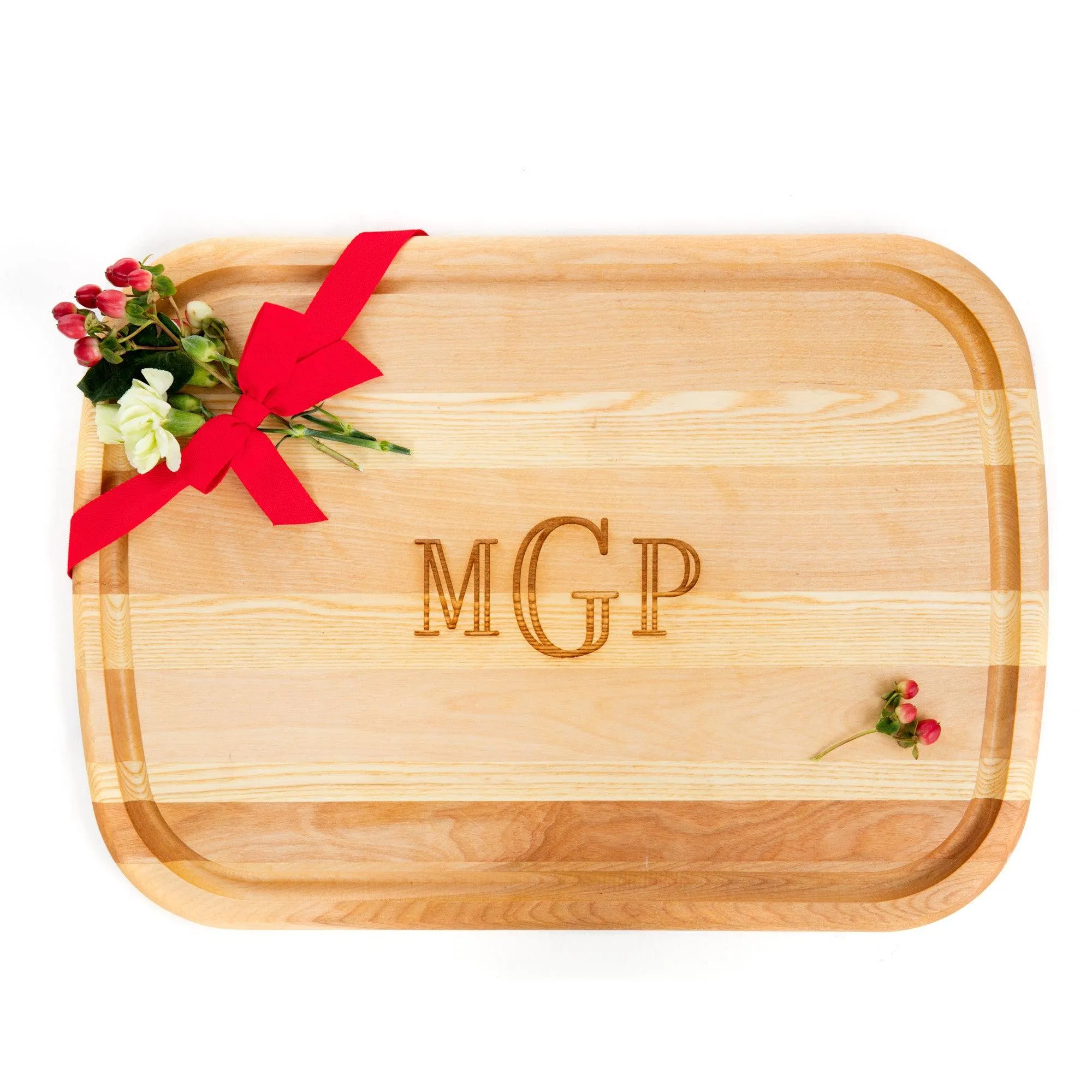 Large Custom Monogrammed Cutting Board