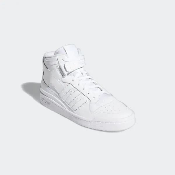 Mens Forum Mid - White