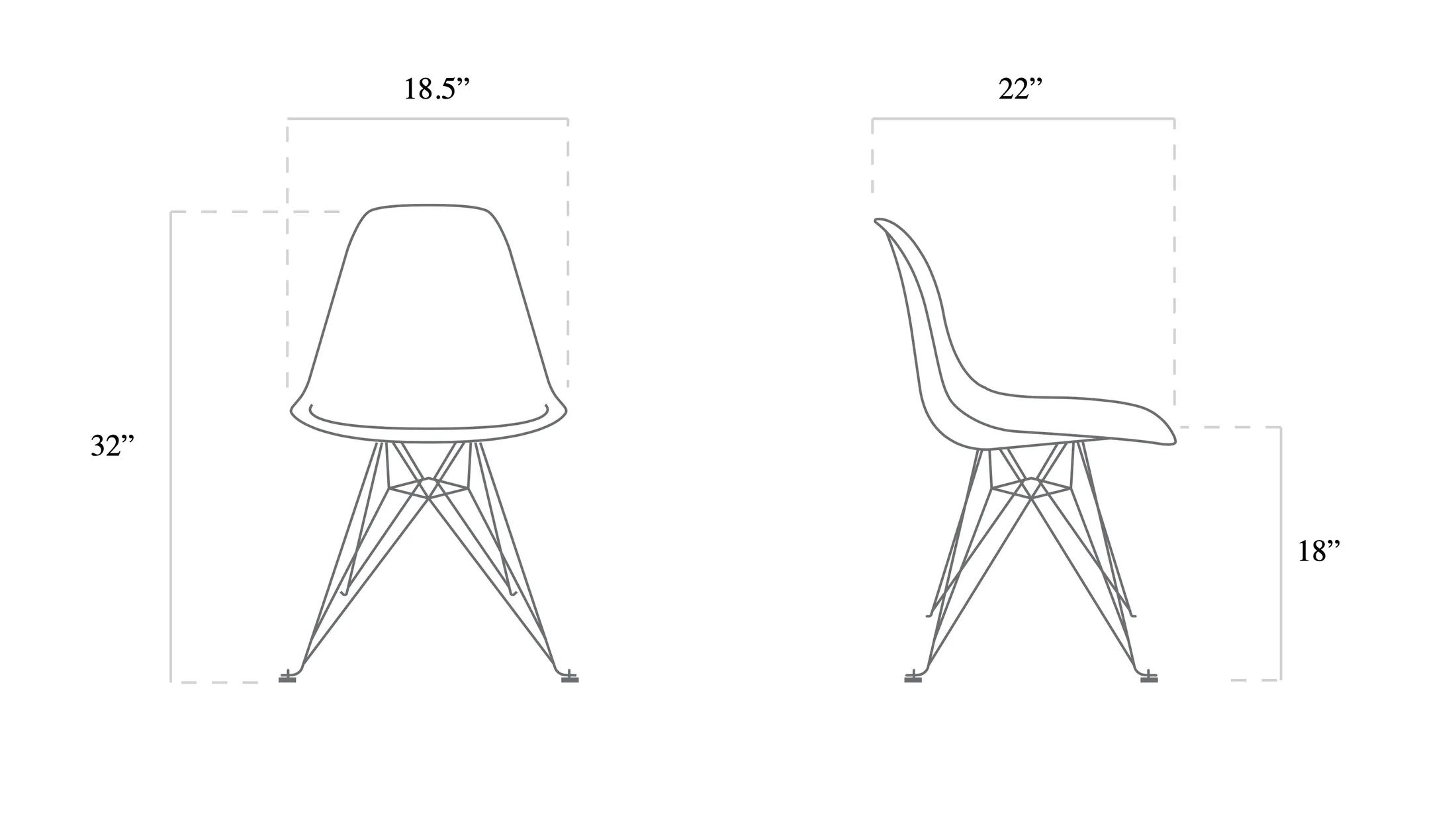 NERD Modernica Shell Chair in Camo