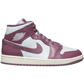 Nike Air Jordan 1 Mid Purple Sneakers