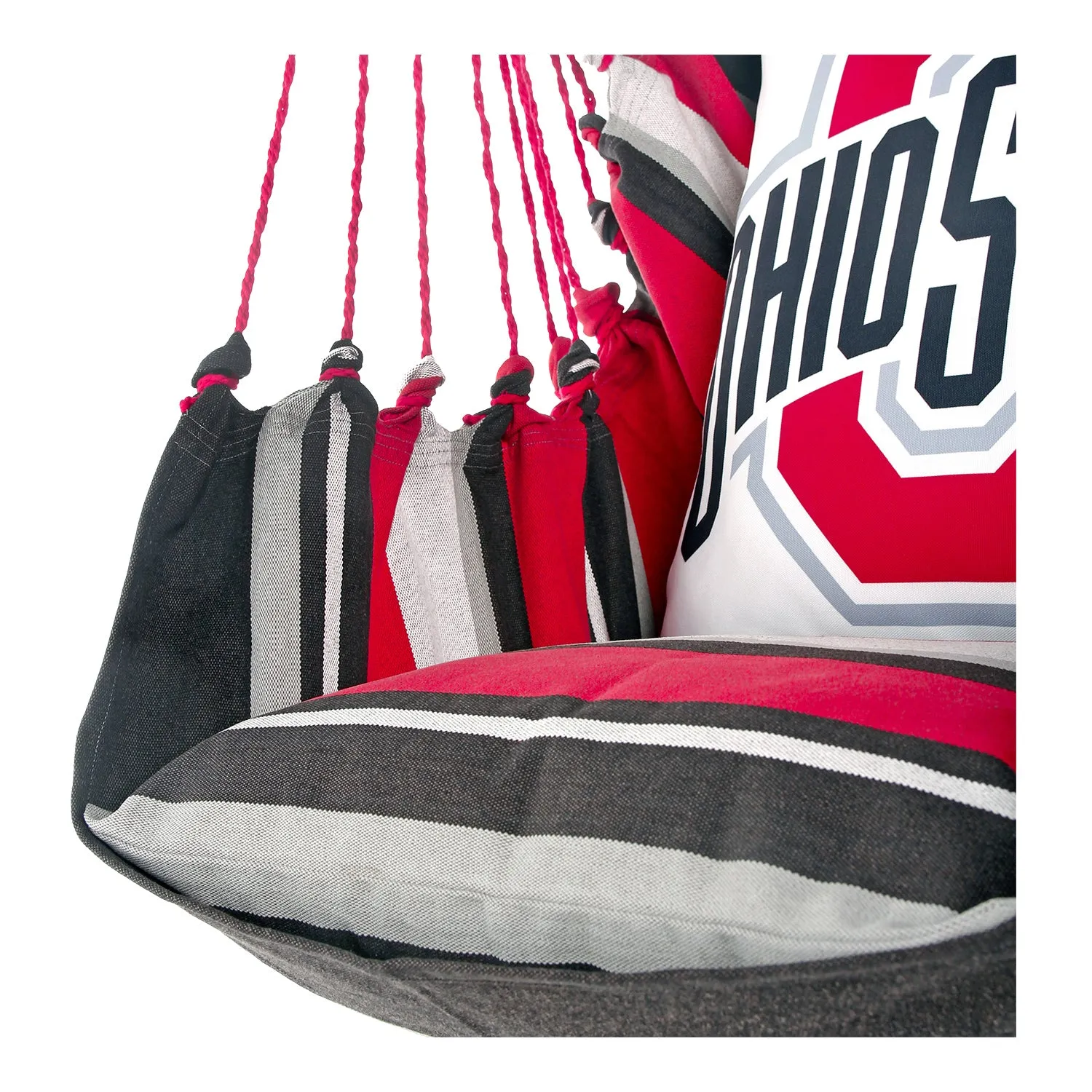 Ohio State Buckeyes Athletic Logo Hanging Chair Swing