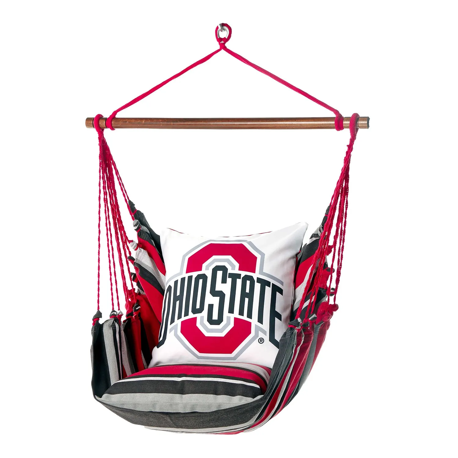 Ohio State Buckeyes Athletic Logo Hanging Chair Swing