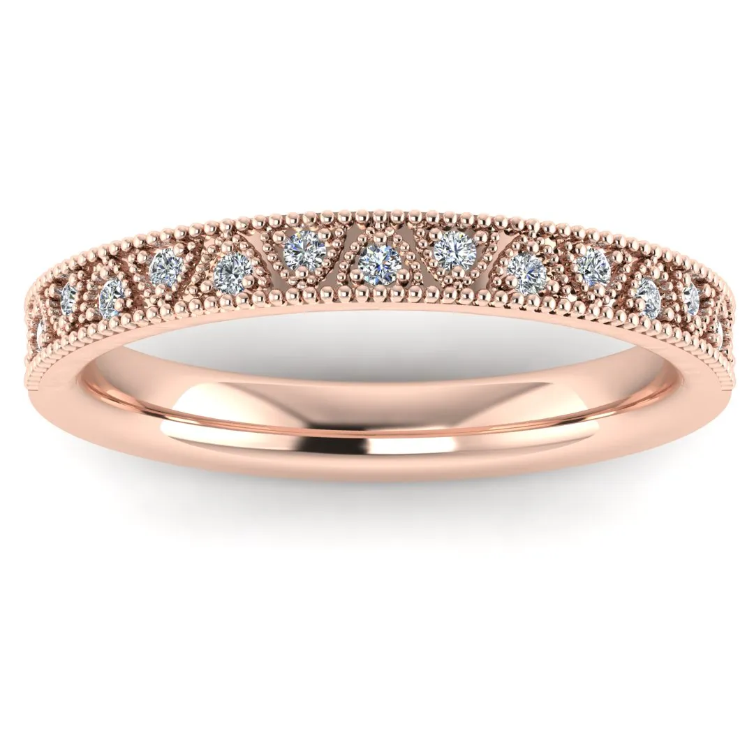 "Ava" Half Eternity 0.15ct Diamond Ring ET2