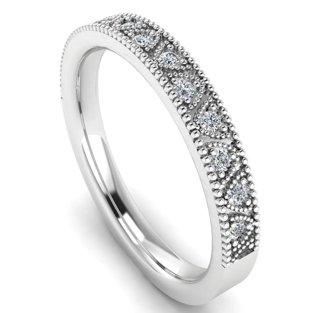 "Ava" Half Eternity 0.15ct Diamond Ring ET2