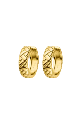 Retro Hoops 18K Gold Plated