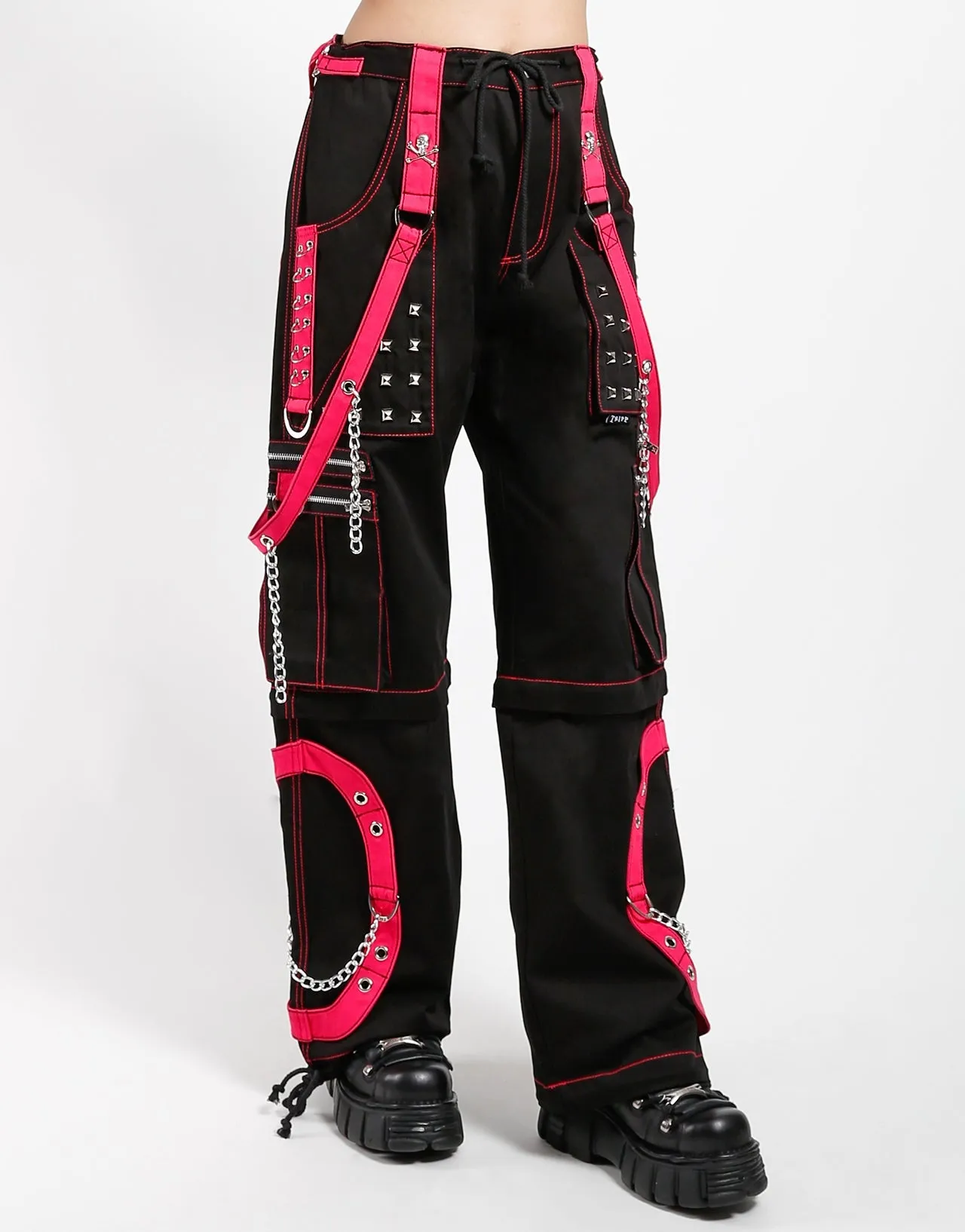 STEP CHAIN PANT PINK