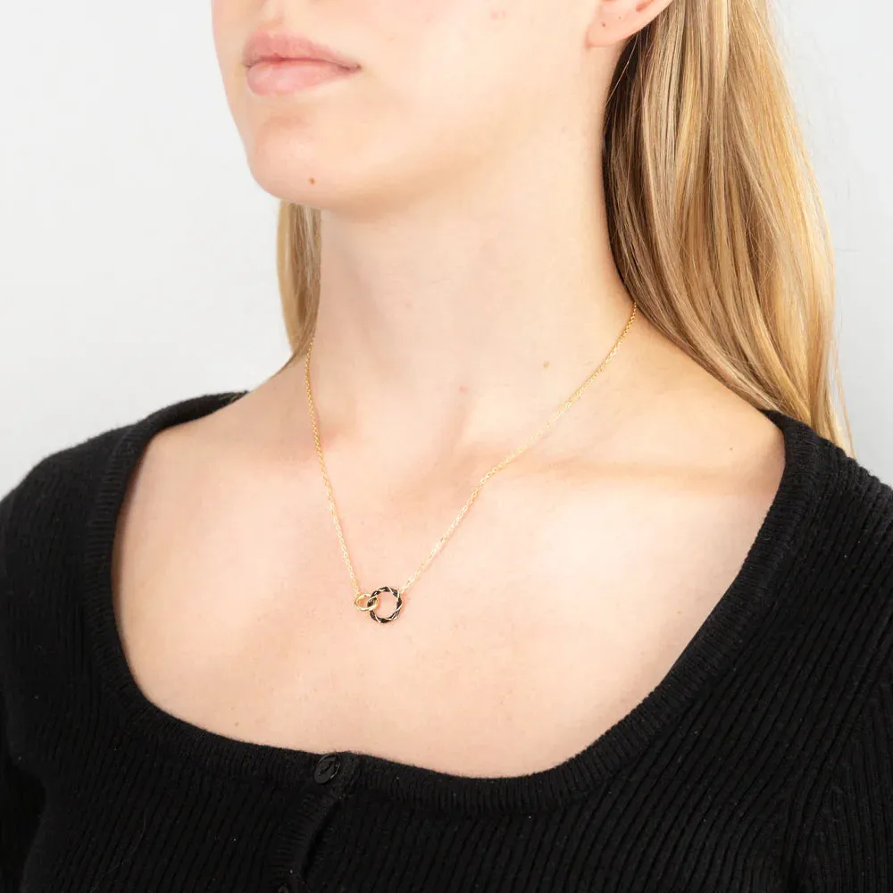 Taffy Enamel Knot Necklace