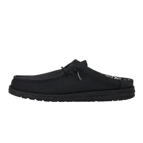 Wally Slip Stretch Canvas - Black/Black