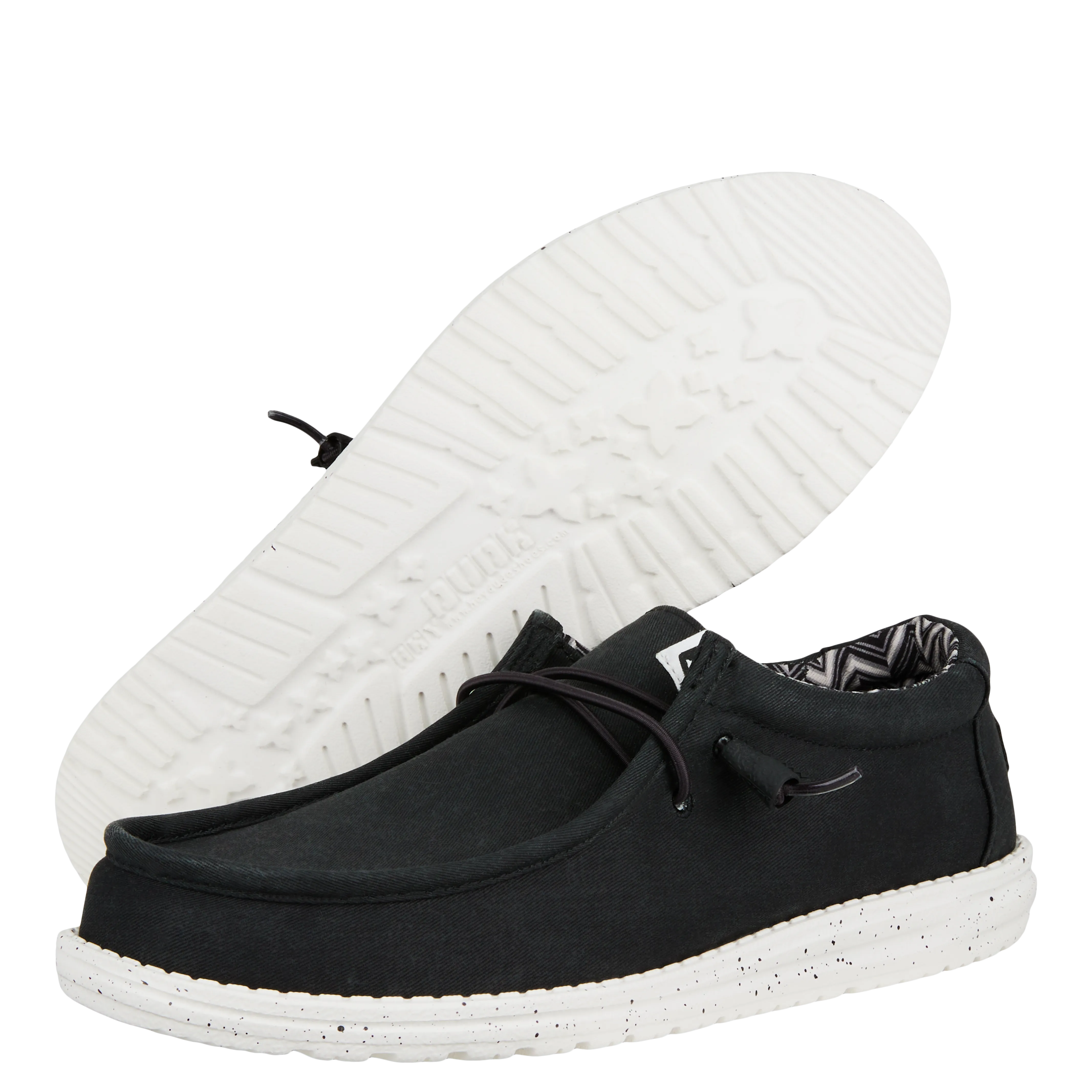 Wally Stretch Canvas - Black/White