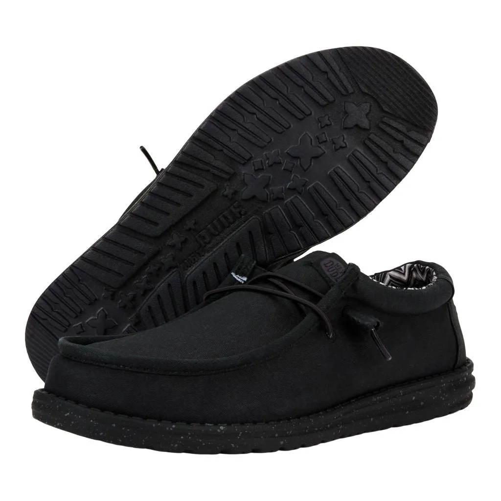 Wally Stretch Canvas Wide - Black/Black